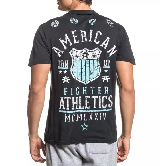 AMERICAN FIGHTER Men's Polo S/S BALTIMORE Premium - Picture 8 of 8